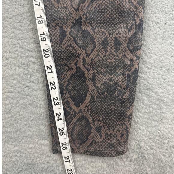 J Brand Women’s Lillie Coated Boa Patterned Cigarette Pants Size 29 Mobwife - Picture 7 of 13